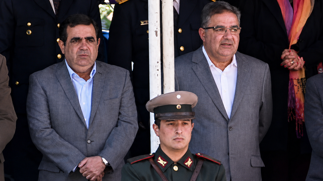 El gobernador de Catamarca Raúl Jalil junto a su hermano, Fernando Jalil.