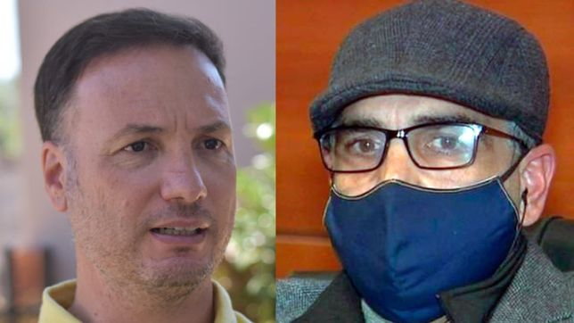 Senador Lisandro Enrico y el zar del juego clandestino Leonardo Peiti.