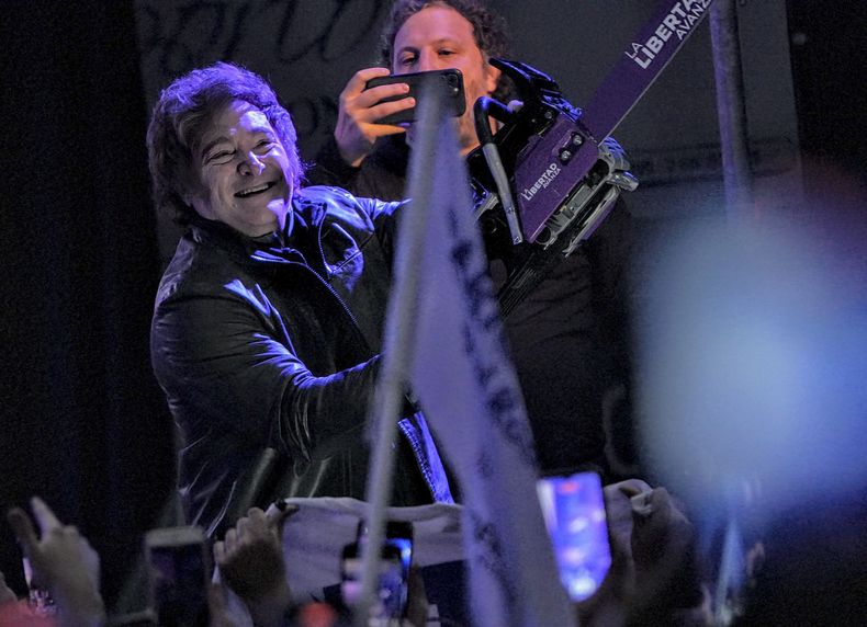 Panic show de Javier Milei.