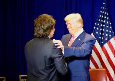 Javier Milei con Donald Trump