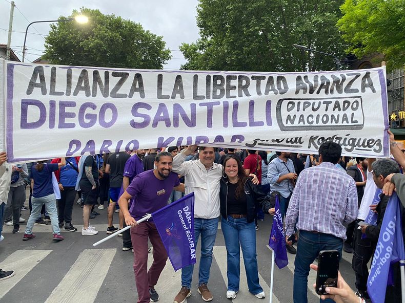 La campaña de La Libertad Avanza en el conurbano.