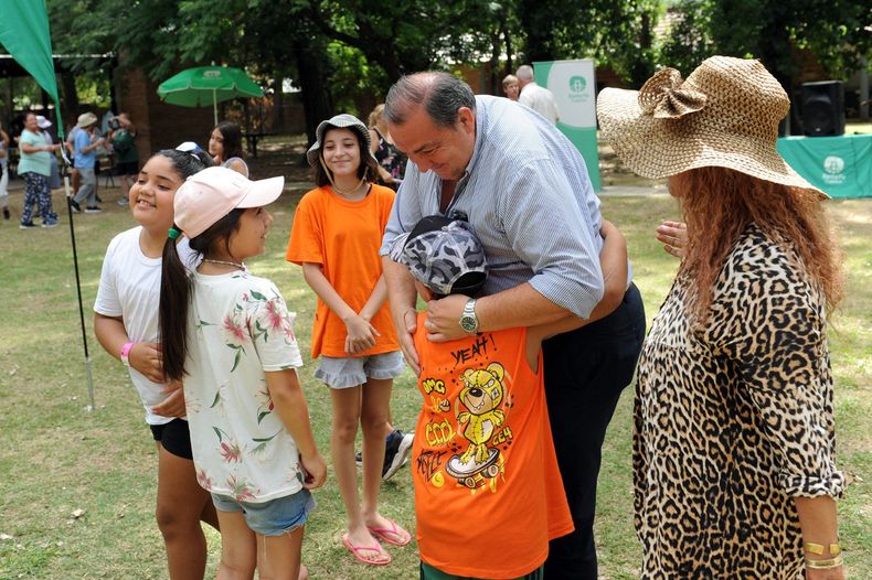 Juan Pablo Poletti en una de sus actividades como intendente de la ciudad de Santa Fe.