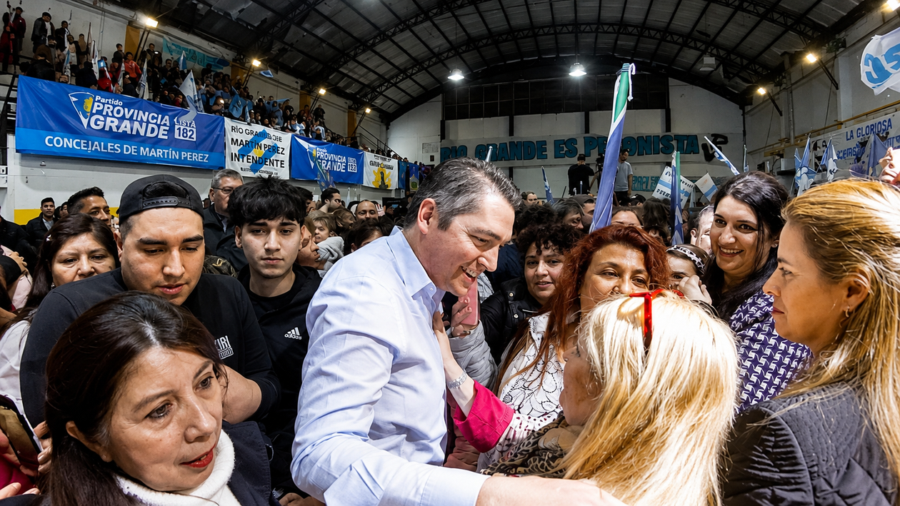 Martín Pérez quiere pisar fuerte en el peronismo de Tierra del Fuego.