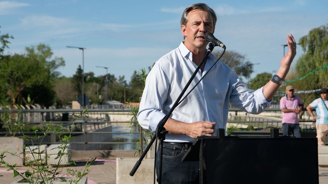 El senador Adán Bahl, exintendente de Paraná.