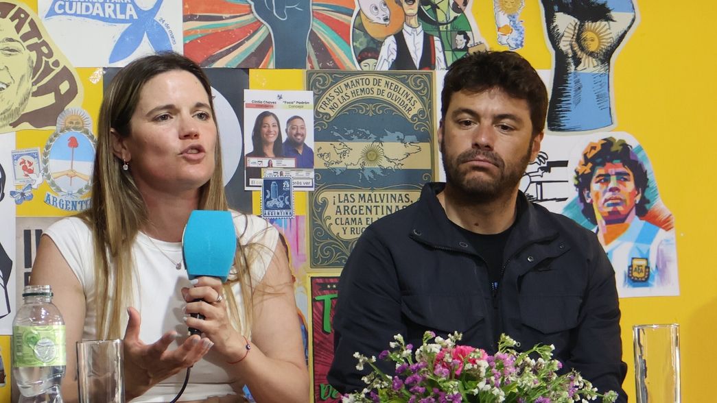 Caren Tepp y Juan Monteverde, en guardia ante la avanzada de La Libertad Avanza.