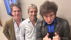 Javier Milei, Nicolás Posse y Toto Caputo. Estos dos últimos deberán exponer sobre el decretazo. Javier Milei, Nicolás Posse y Toto Caputo. Estos dos últimos deberán exponer sobre el decretazo.