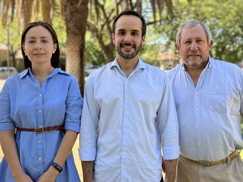 Adriana García junto a Martín Maquieyra: son del PRO de General Pico.