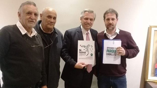 CABAllito de Troya: Fernández clava una bandera en su pago chico