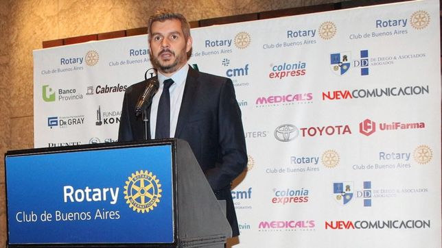 pena relativizo todos los problemas y pidio el voto para la reeleccion de macri