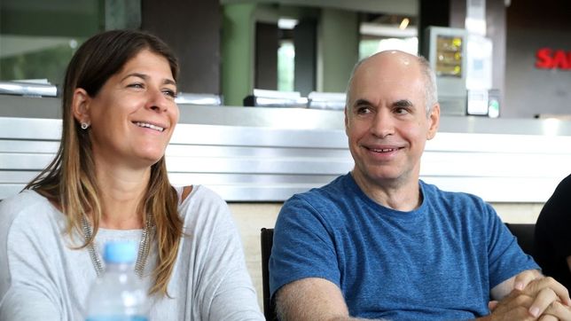 Horacio Rodríguez Larreta y Guadalupe Tagliaferri